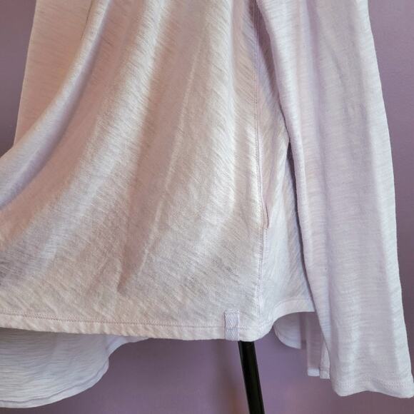 Free People We The Free Aria Trapeze Hem Oversized Semi-Sheer Long Sleeve Tee - Picture 11 of 16